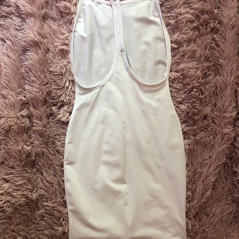 White mini dress